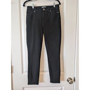 PAIGE Women's Black Shadow Mid Rise Denim Verdugo Skinny Ankle Jeans Size 29/8